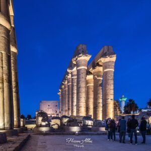 Egypt Day Tour: Hidden Gems of Luxor tour visiting the Valley of the Queens, Medinet Habu, and Ramesseum with private guide and transfers