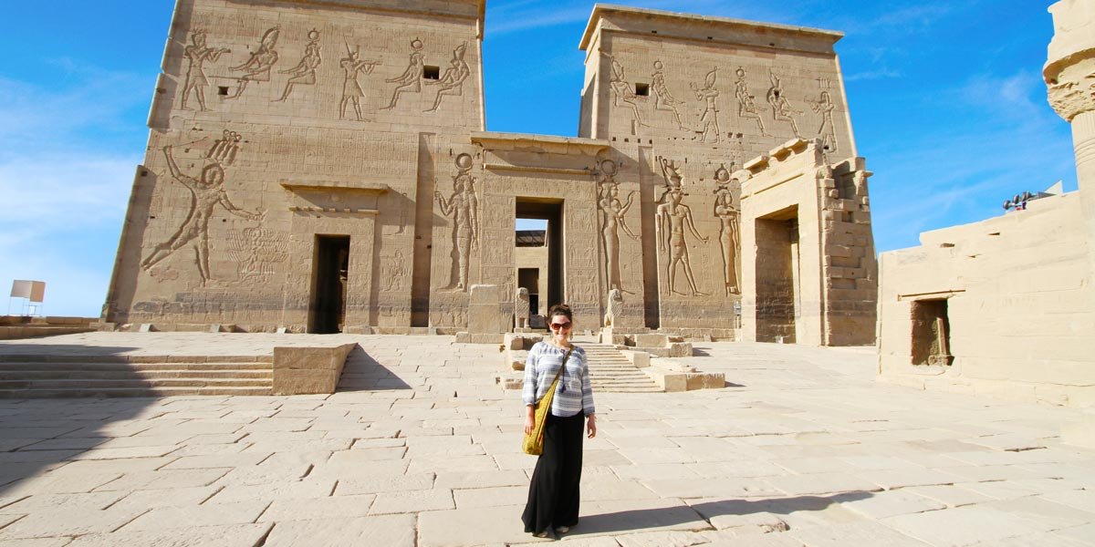 Philae Temple on Agilkia Island, Aswan, Egypt