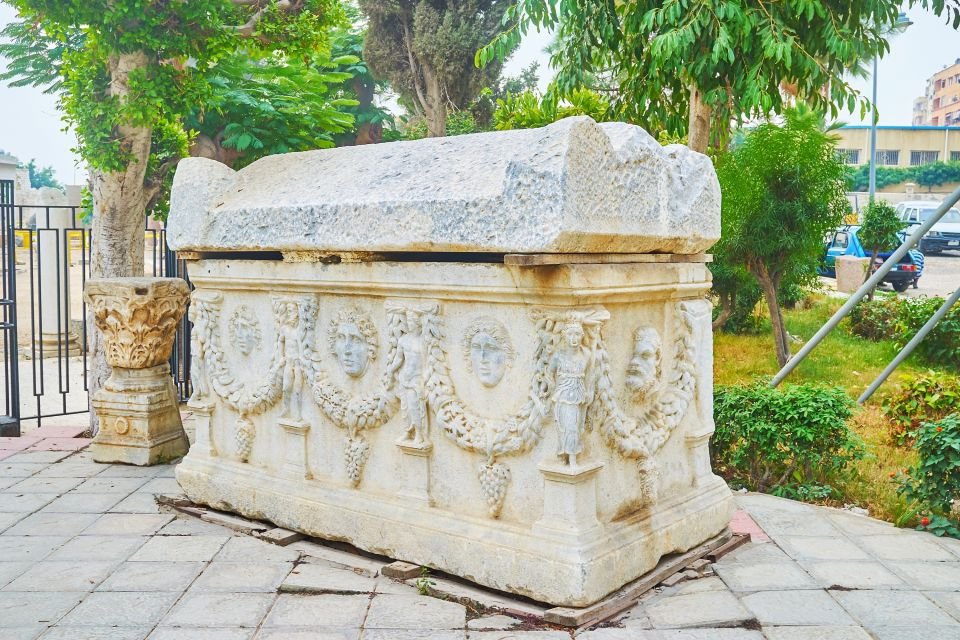 Catacombs of Kom El Shoqafa underground tombs in Alexandria Egypt