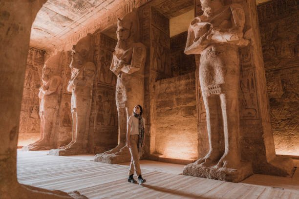 Abu Simbel temples near Aswan southern Egypt