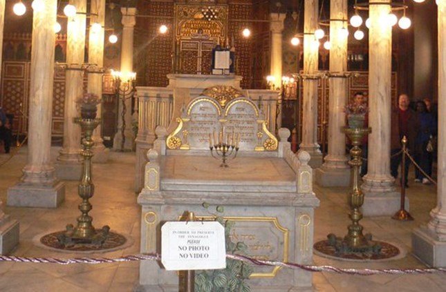Historic churches in Coptic Cairo Egypt